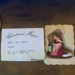 Disney Christmas Magic by Grolier “Beauty Belle” ornament. EUC in original box.